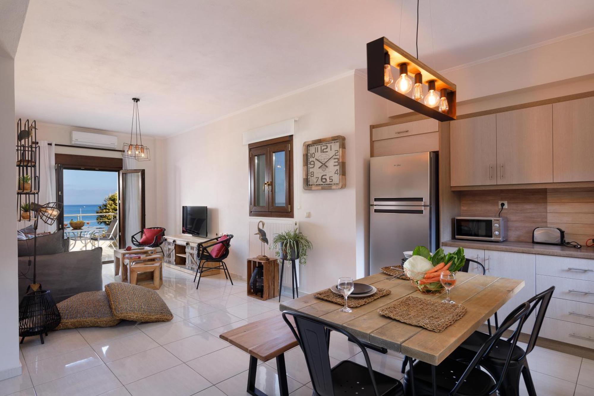 Oak Wood - Sea View Exclusive Maisonette Sfáka Extérieur photo